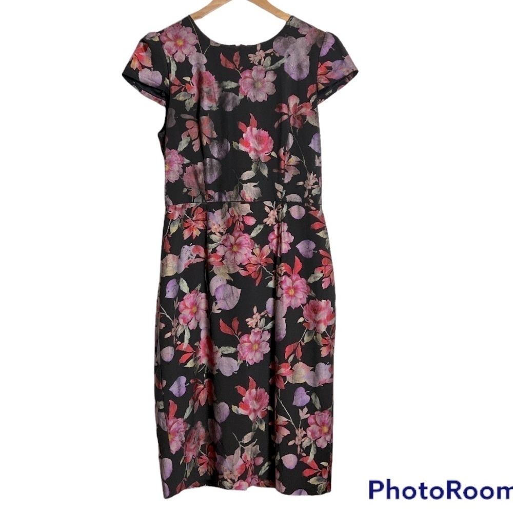 Betsy Johnson Pink/Purple Floral Sheath Dress Size 10
